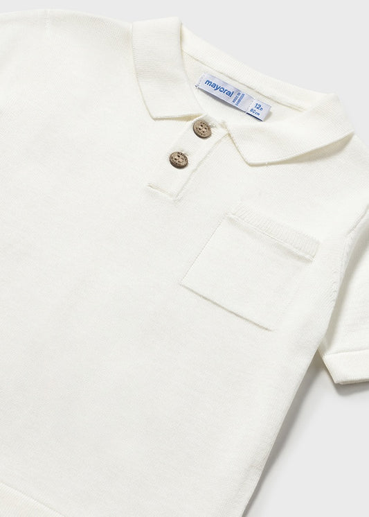maglia polo neonato m/corta