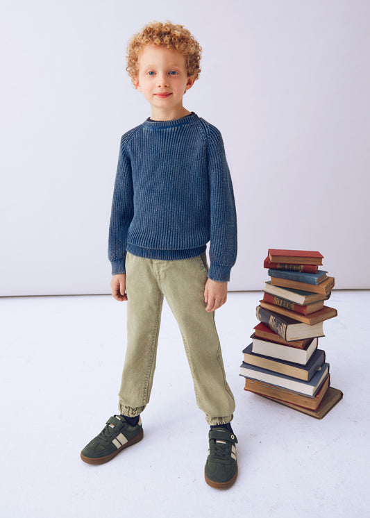 maglia bimbo tricot costine