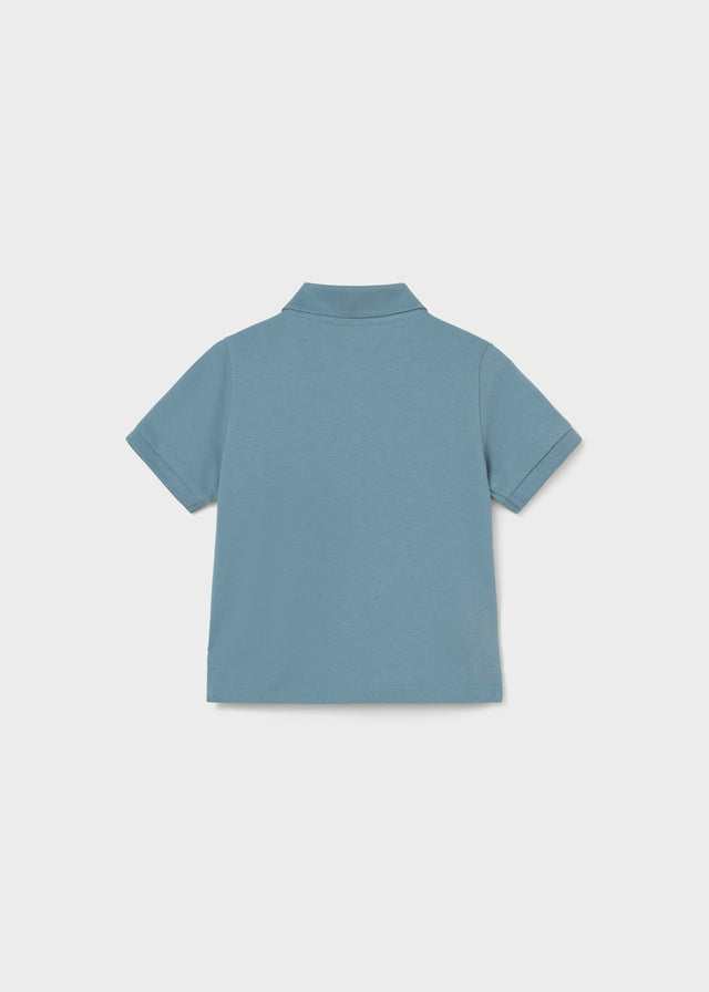 maglia polo neonato m/corta piquet