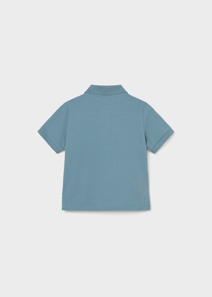 maglia polo neonato m/corta piquet