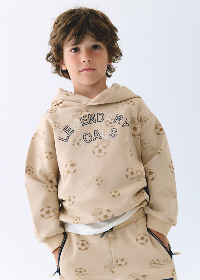 maglia bimbo cappuccio cotone