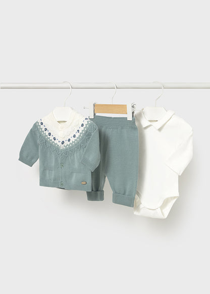 completino neonato tricot 3/8pz