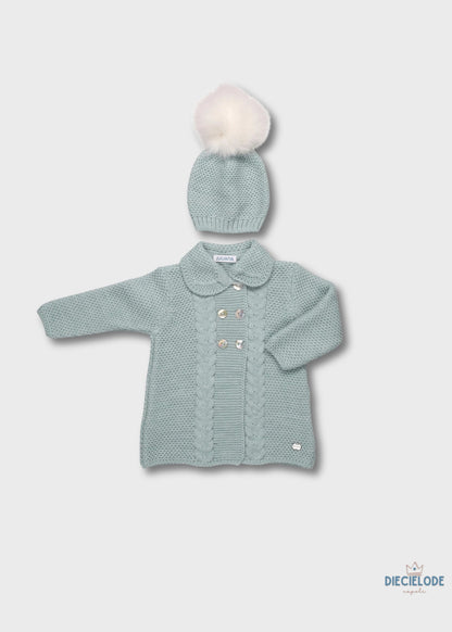 cappottino neonato cappuccio pelliccia