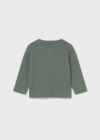 maglia cotone bottone serafino
