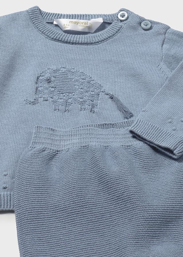 completino neonato tricot lungo