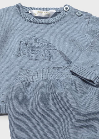 completino neonato tricot lungo