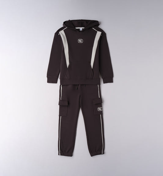 completo junior felpa cappuccio