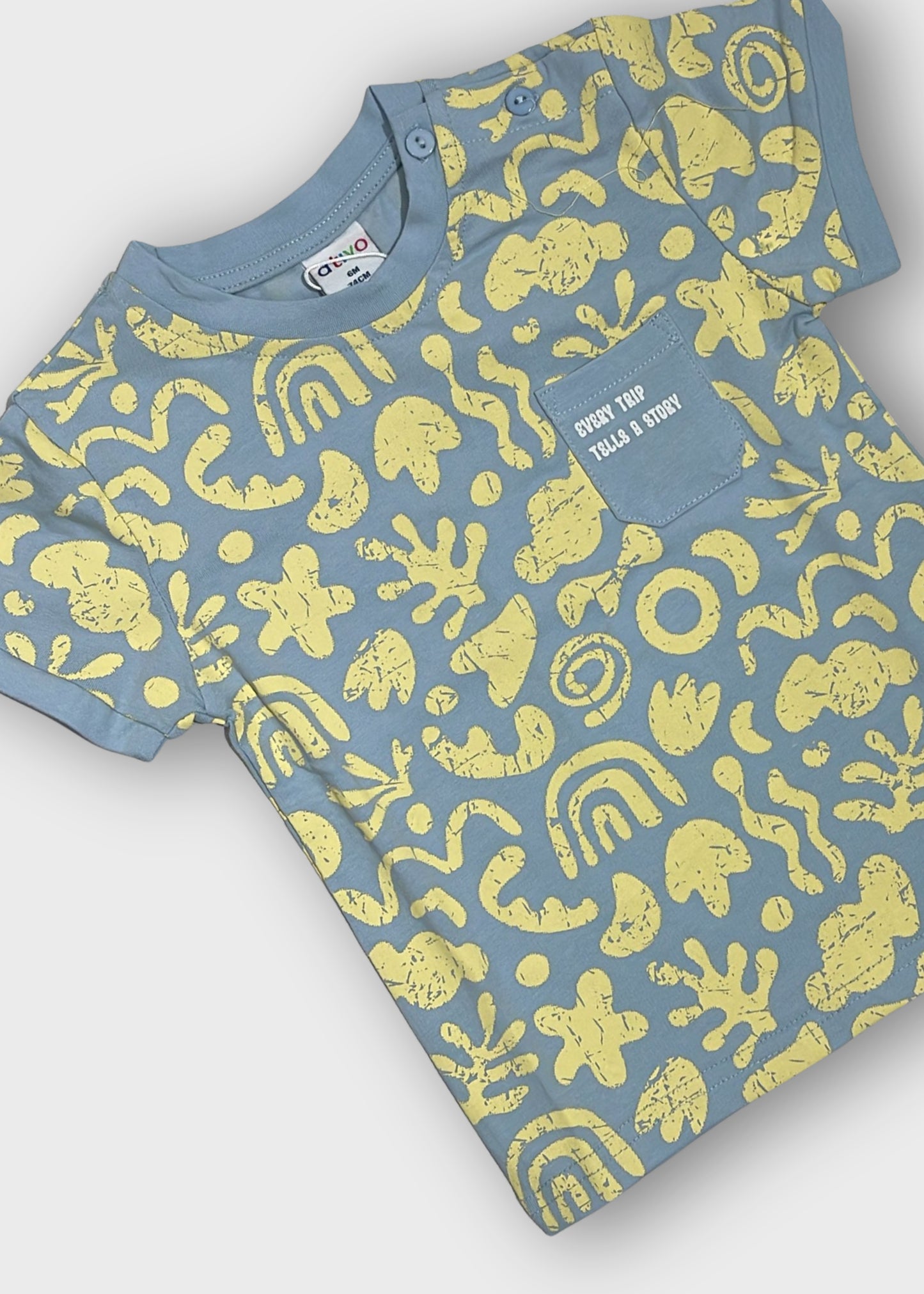 t-shirt neonato cotone m/corta