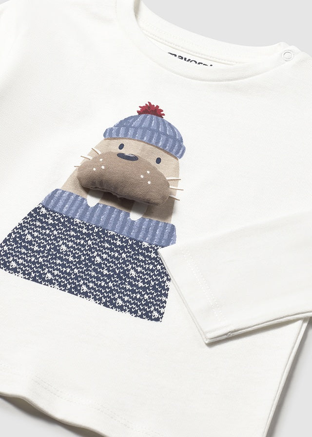 maglietta neonato bimbo caldo cotone