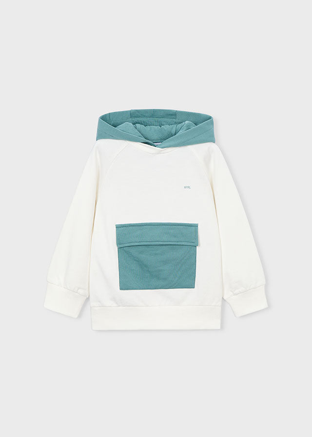 maglia bimbo cappuccio m/lunga