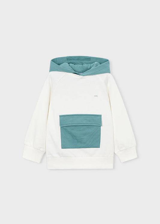 maglia bimbo cappuccio m/lunga