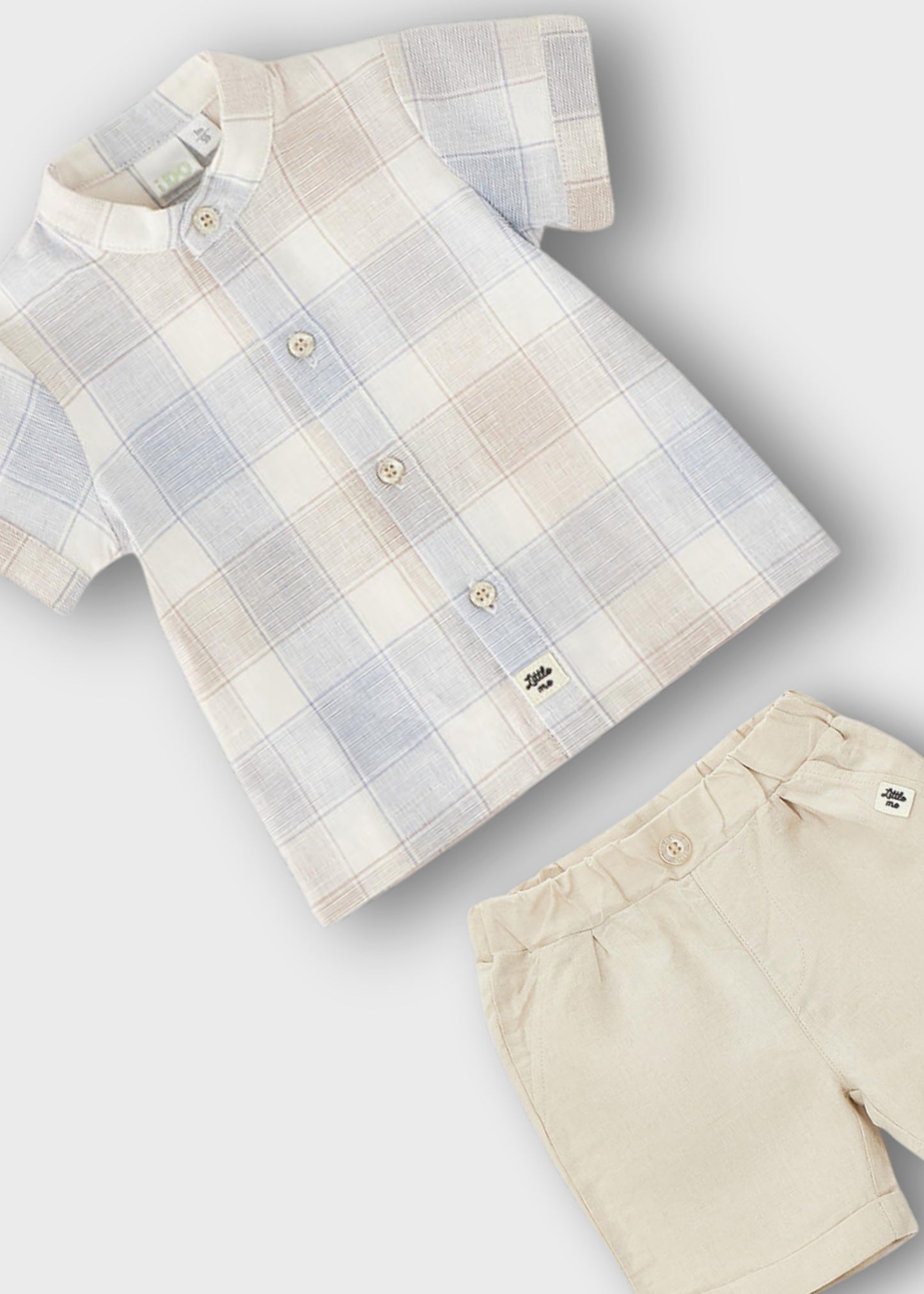 completino neonato corto camicia