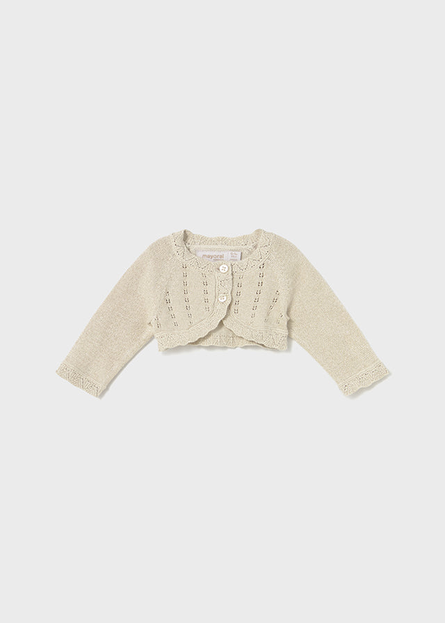 cardigan neonata corto