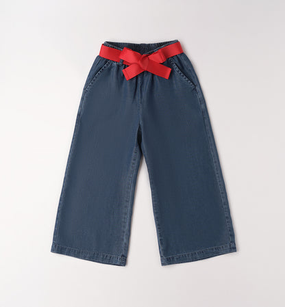 pantaloni bimba c/cintura lungo