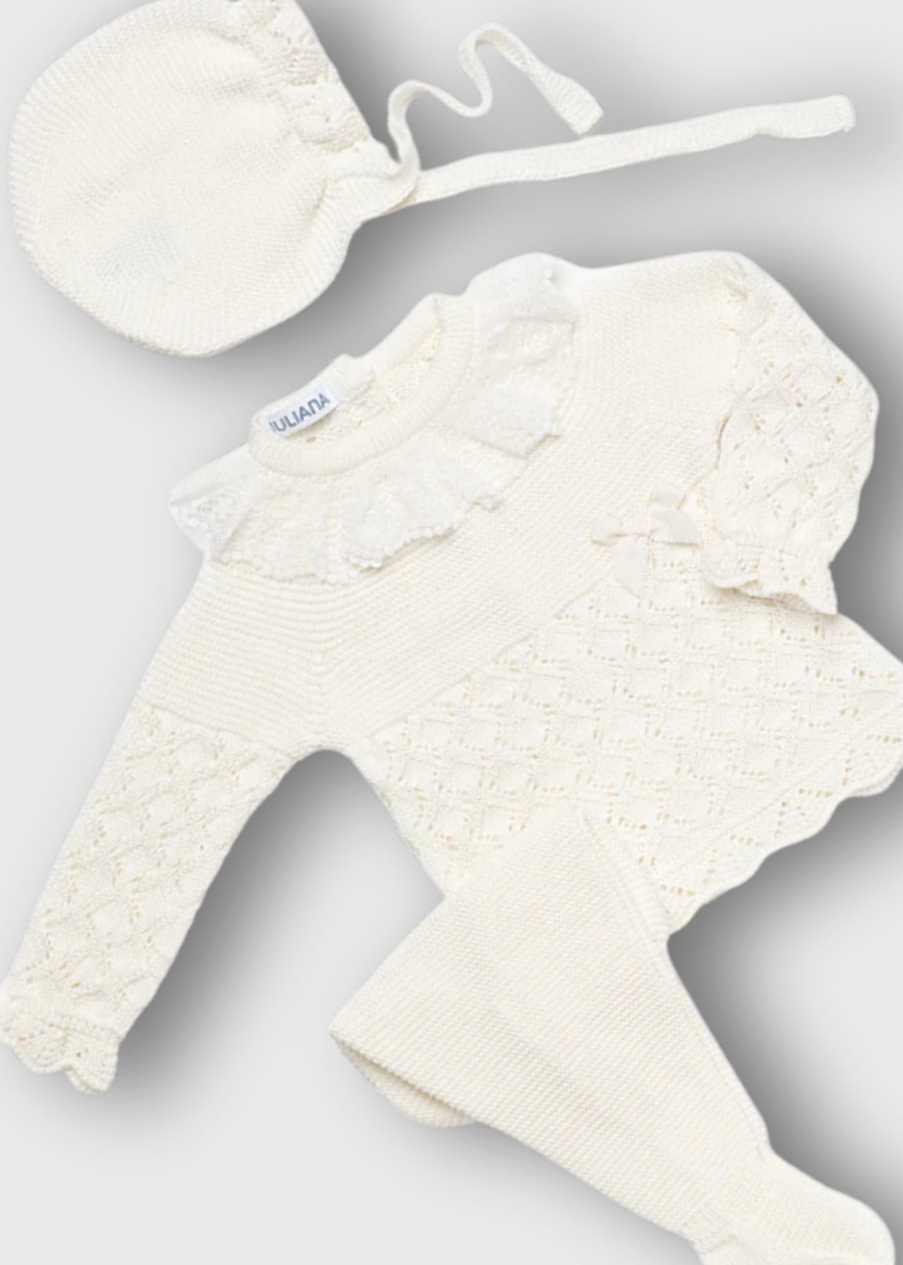 completino neonata tricot lungo