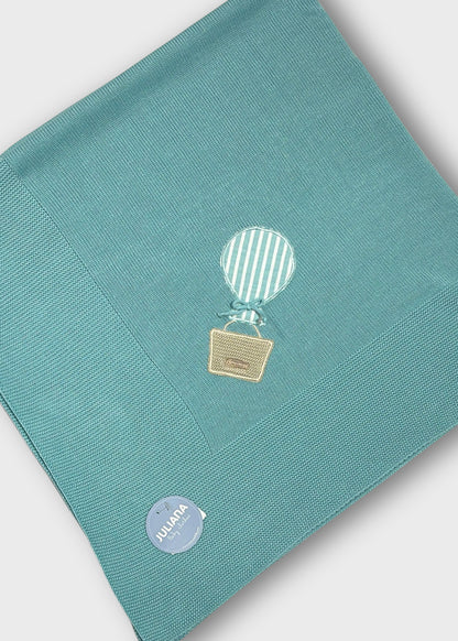 copertina neonato tricot