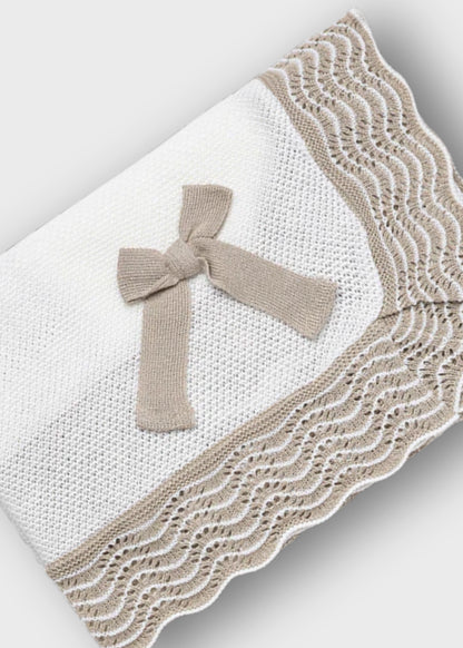 copertina neonato tricot