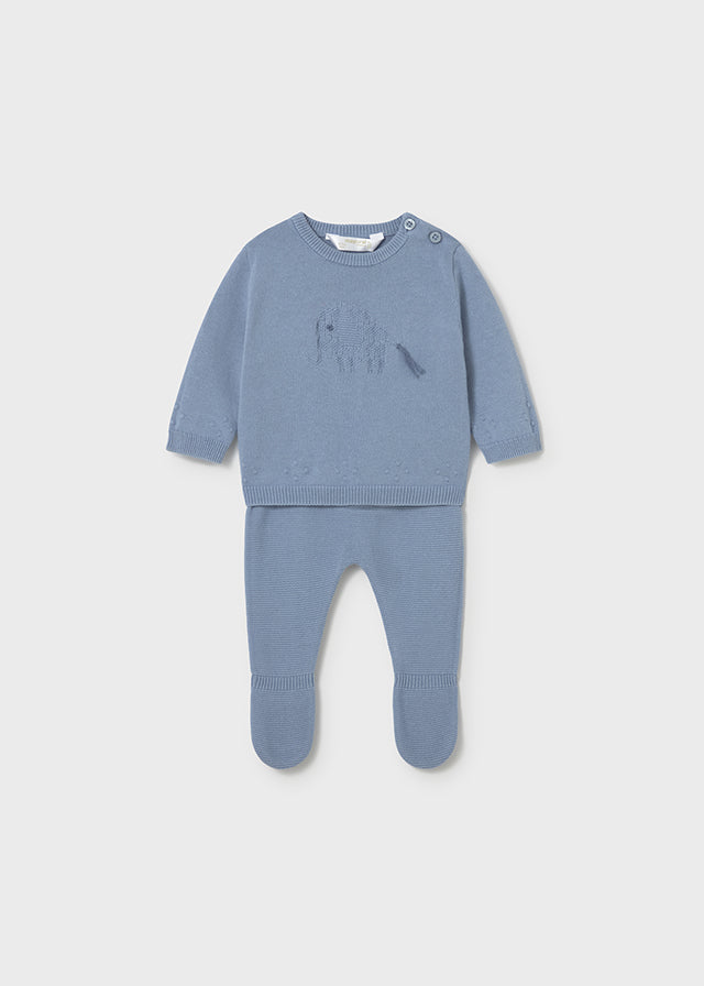 completino neonato tricot lungo