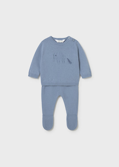 completino neonato tricot lungo