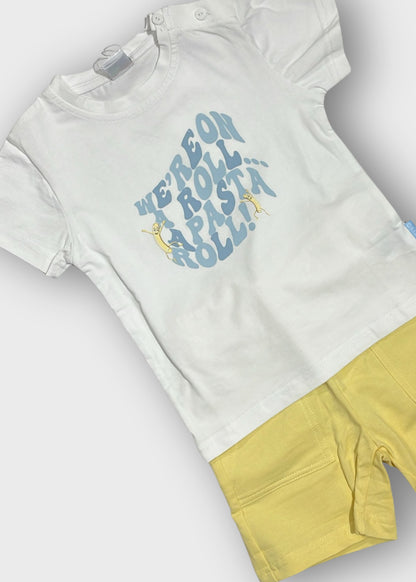 completino neonato cotone corto