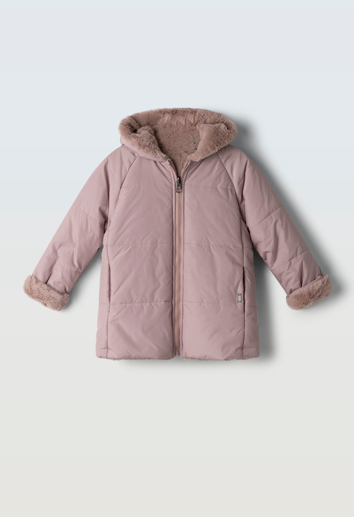 giubbino bimba reversibile