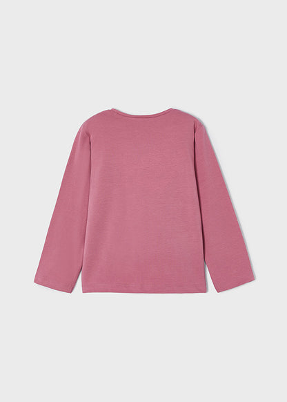 T-Shirt M/L con applicazione cuori