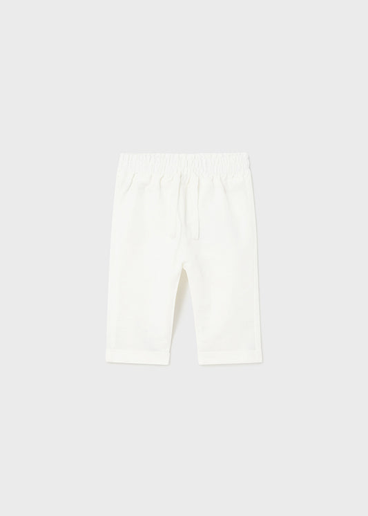 pantaloni neonato lungo laccetto