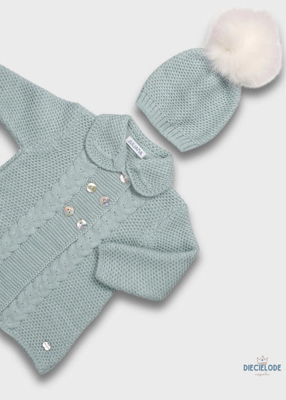 cappottino neonato cappuccio pelliccia