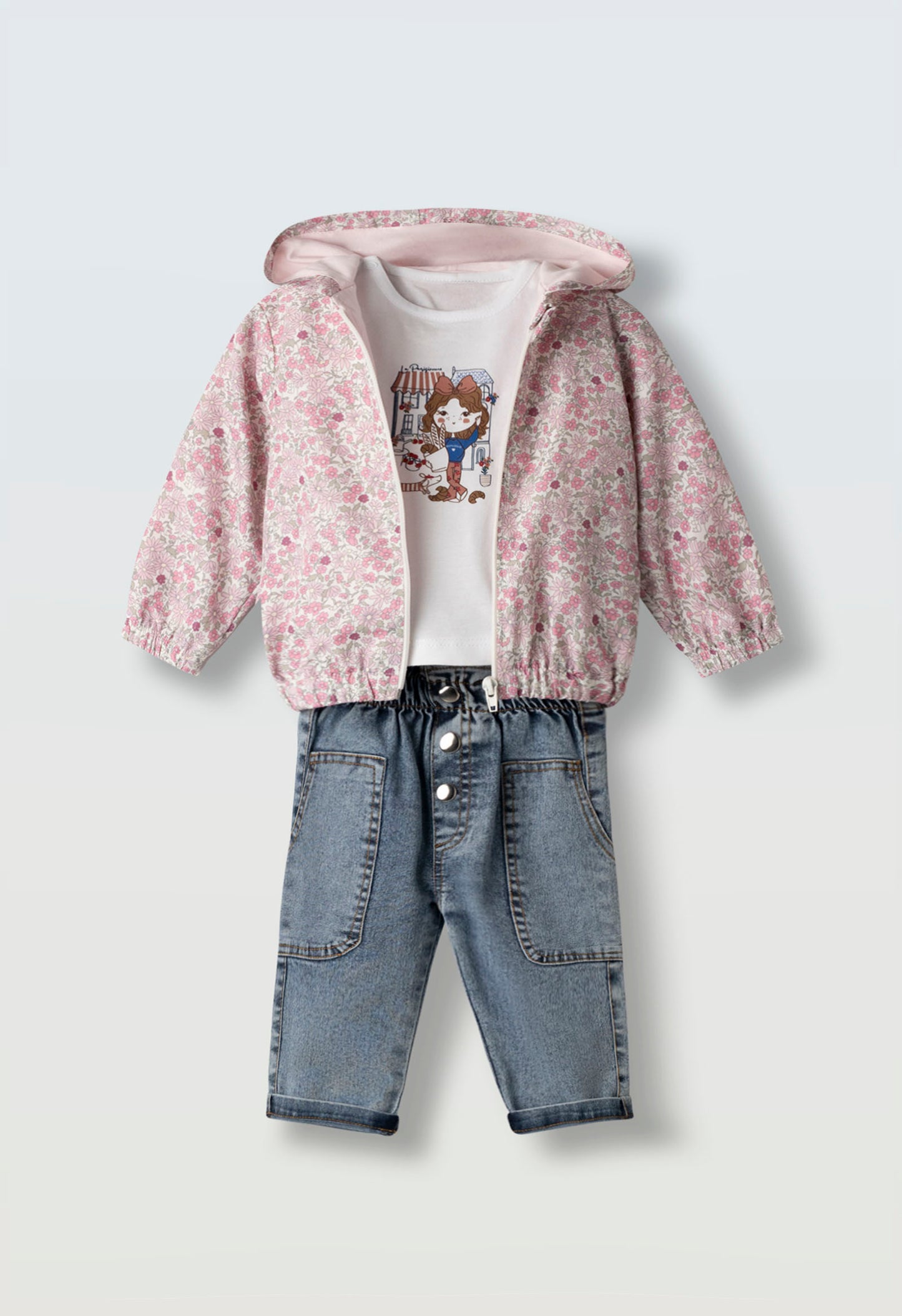 completo neonata tre/pezzi