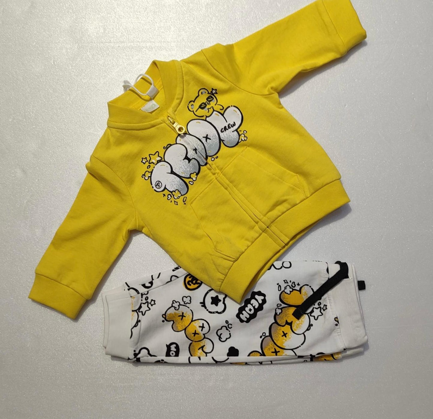 completo neonato cotone lungo