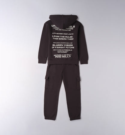 completo junior felpa cappuccio