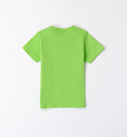 T-Shirt mezza manica con stampa jungle