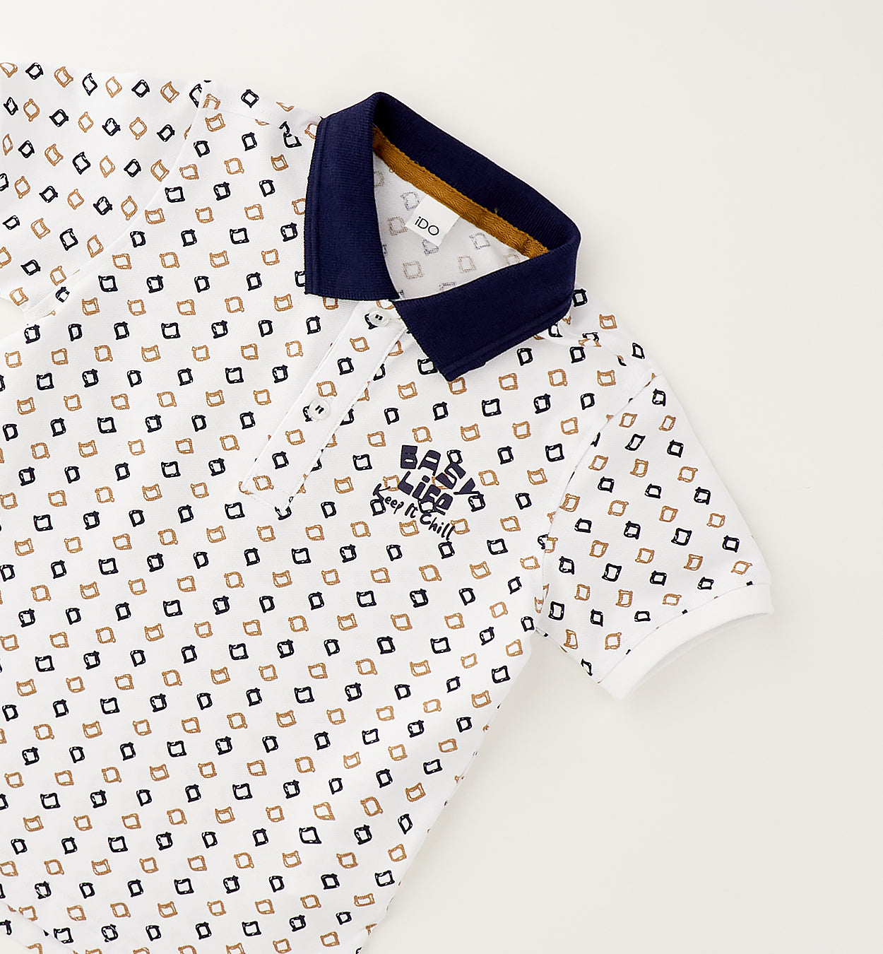 maglia polo bimbo m/corta fantasia