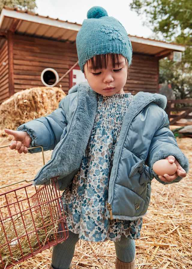 giubbotto neonata reversibile