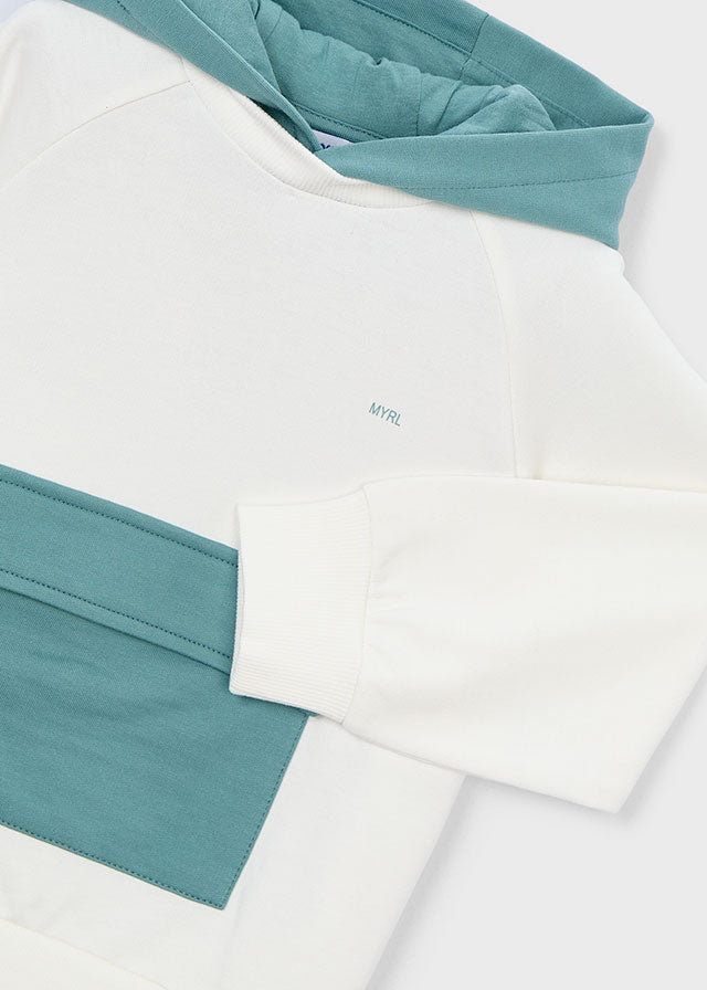 maglia bimbo cappuccio m/lunga