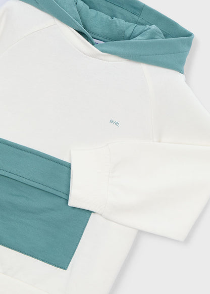 maglia bimbo cappuccio m/lunga
