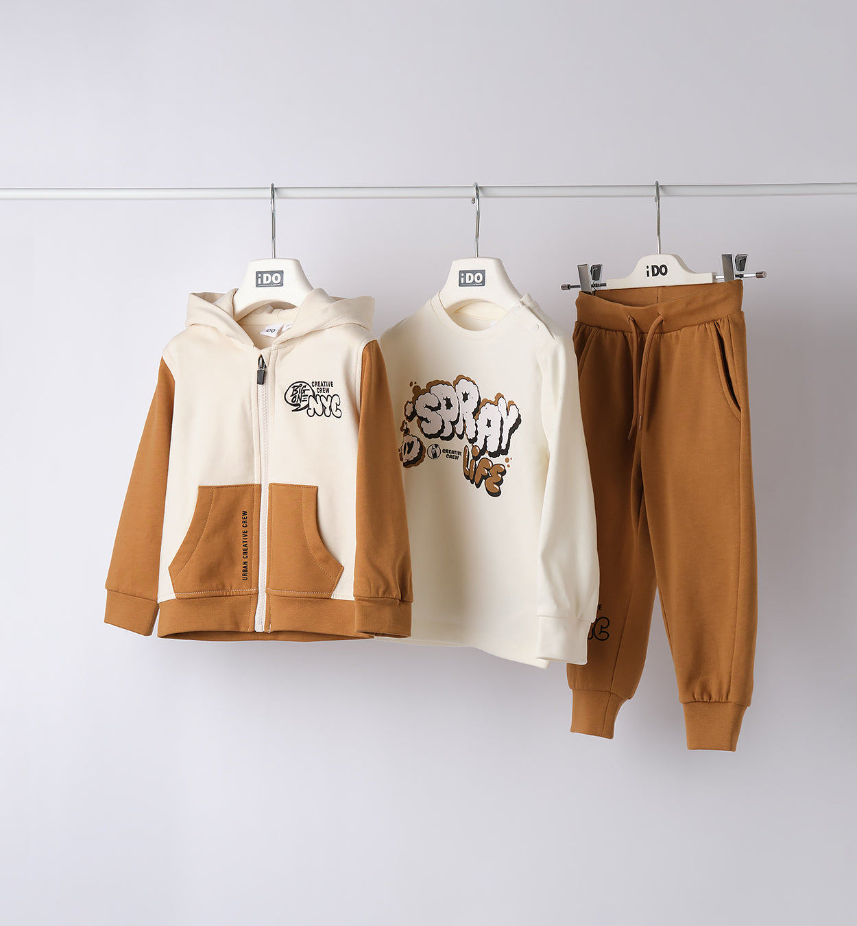 completo bimbo felpa 3/pz