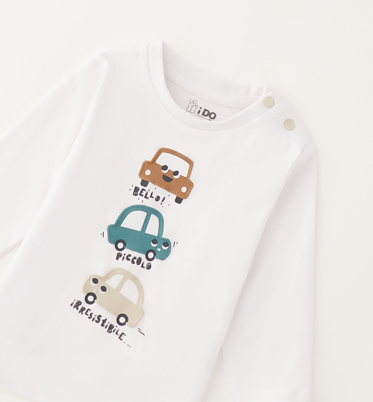 t-shirt neonato cotone lunga