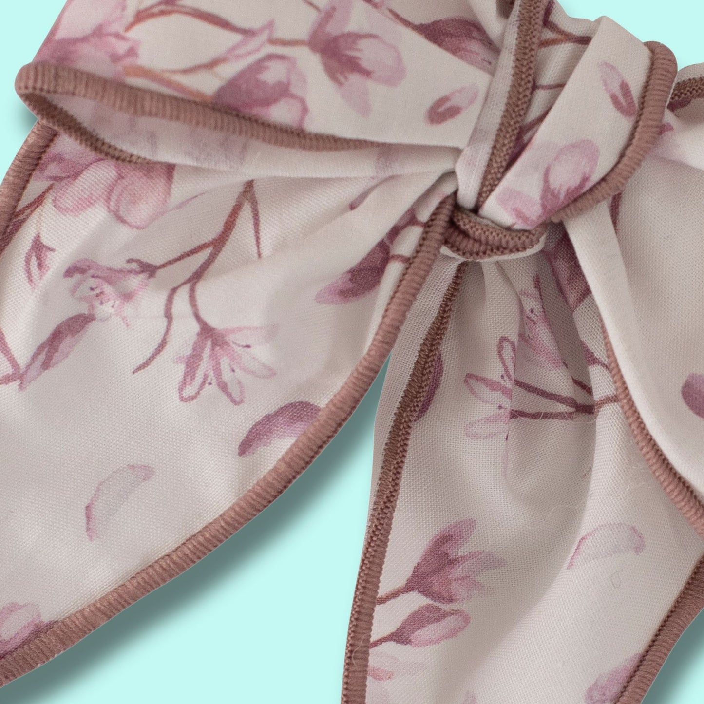 Fiocco in cotone fiorato