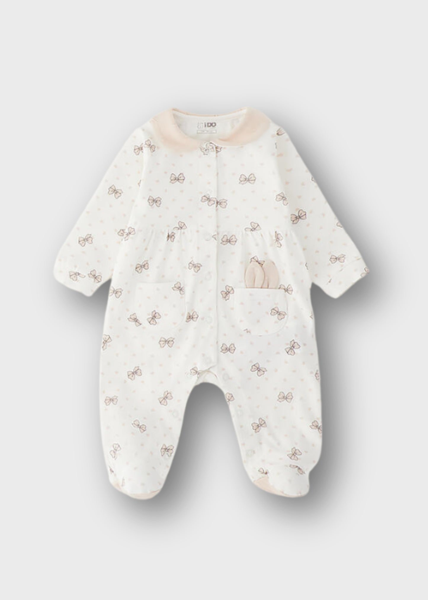 tutina neonata cotone lunga