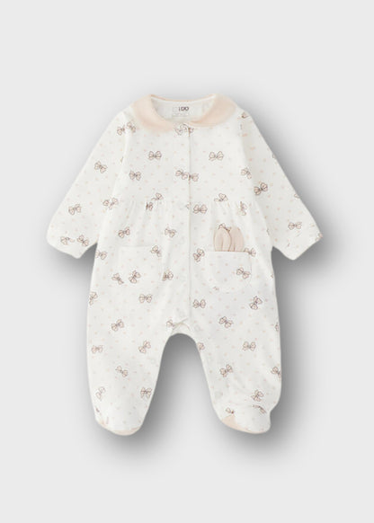tutina neonata cotone lunga