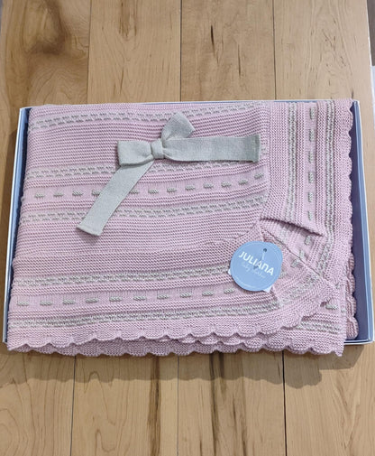 copertina neonato tricot