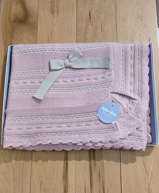 copertina neonato tricot