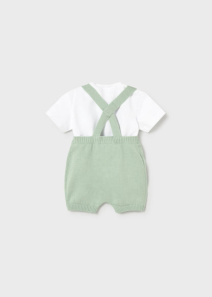 completino neoanto salopette corta tricot