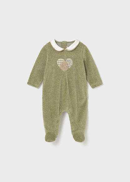 abitino neonata cotone e toulle