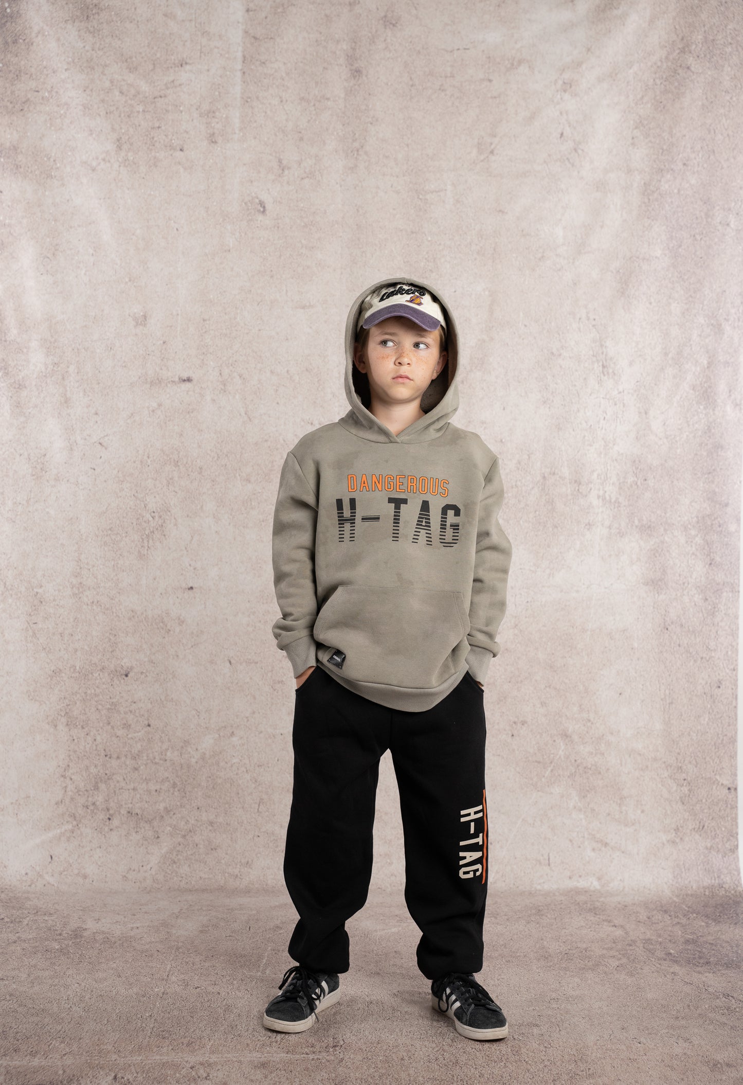 completo junior felpa cappuccio