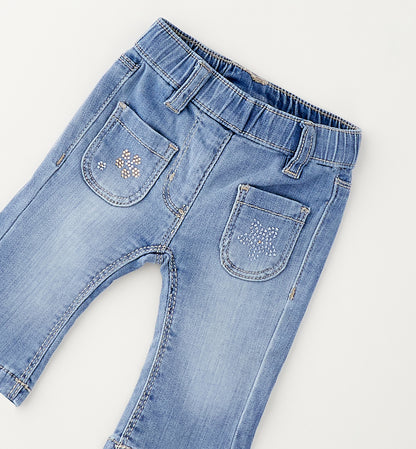 jeans neonata chiaro