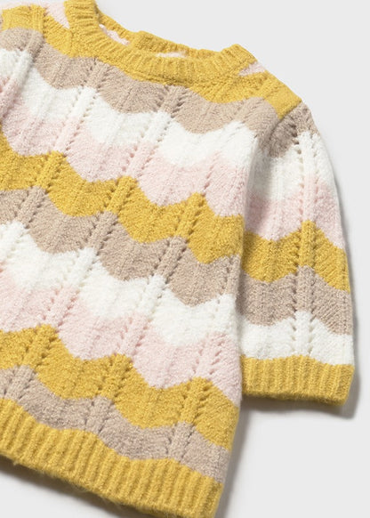 cardigan neonato tricot cappuccio