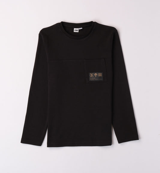 T-Shirt manica lunga con stampa sul retro
